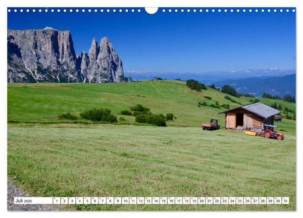 Produktbild: Der Schlern - Magie und Mythos im Herzen der Dolomiten (Wandkalender 2026 DIN A3 quer), CALVENDO Monatskalender