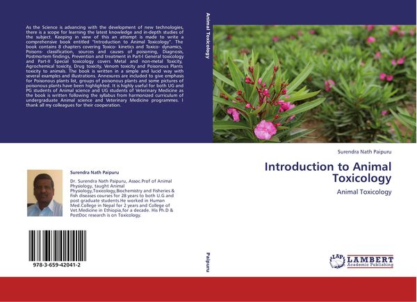 Produktbild: Introduction to Animal Toxicology