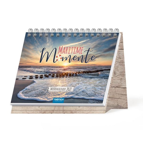 Produktbild: TR&Ouml;TSCH - Aufstellwochenkalender Maritime Momente 2027