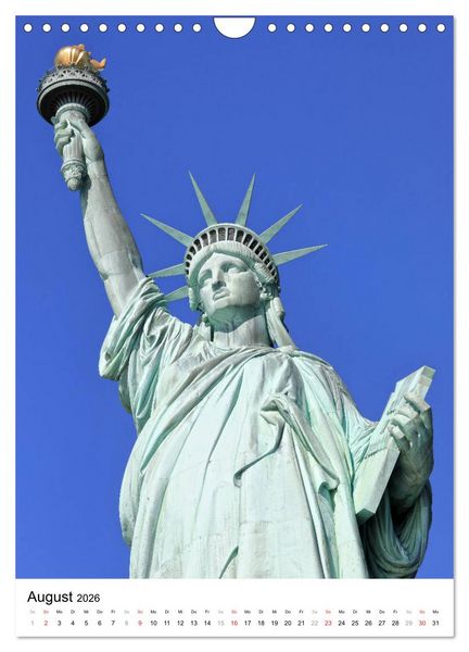 Produktbild: New Yorks architektonische Highlights (Wandkalender 2026 DIN A4 hoch), CALVENDO Monatskalender