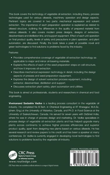 Produktbild: Principles of Vegetable Oil Extraction