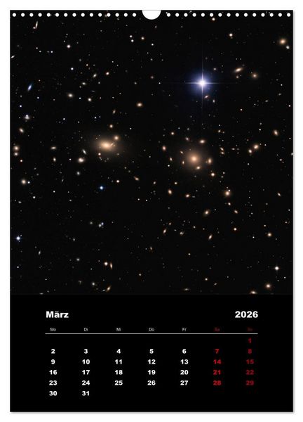 Produktbild: Das Universum (Wandkalender 2026 DIN A3 hoch), CALVENDO Monatskalender