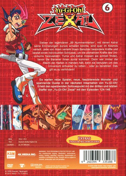 Yu-Gi-Oh! - Zexal - Staffel 3.2/Episode 124-146  [5 DVDs]