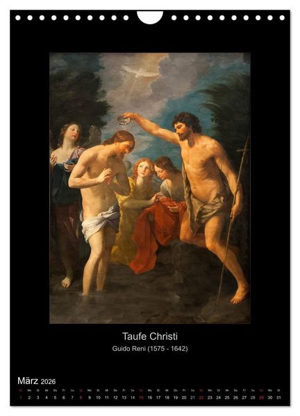 Produktbild: Jesus Christus - Das Leben Christi auf Gem&auml;lden der alten Meister (Wandkalender 2026 DIN A4 hoch), CALVENDO Monatskalender