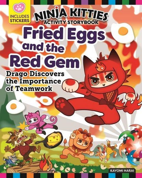 Produktbild: Ninja Kitties Fried Eggs and the Red Gem Activity Storybook