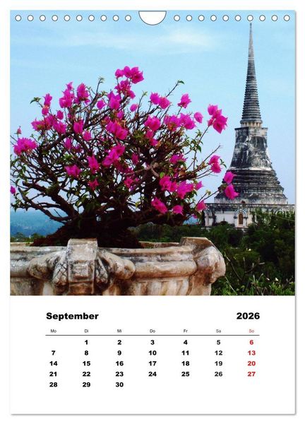 Produktbild: Thailand - Eine kleine Rundreise (Wandkalender 2026 DIN A4 hoch), CALVENDO Monatskalender