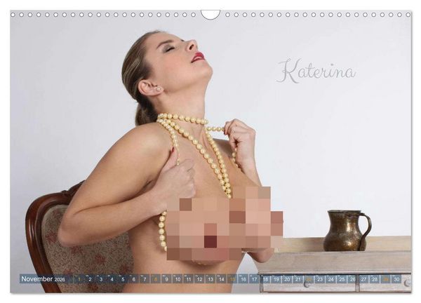 Produktbild: Erotik Fotoart - Natural Honeys (Wandkalender 2026 DIN A3 quer), CALVENDO Monatskalender