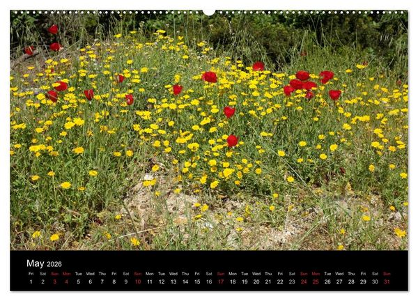 Produktbild: The Greek Island Of Ikaria (High Quality Premium Wall Calendar 2026 DIN A2 landscape),CALVENDO 12 Month Wall Calendar