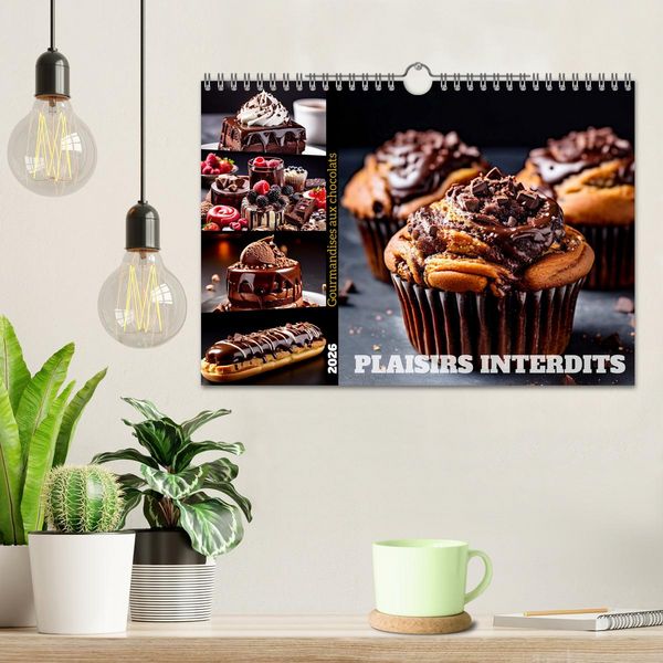 Produktbild: Plaisirs interdits (Calendrier mural 2026 DIN A4 vertical), CALVENDO calendrier mensuel