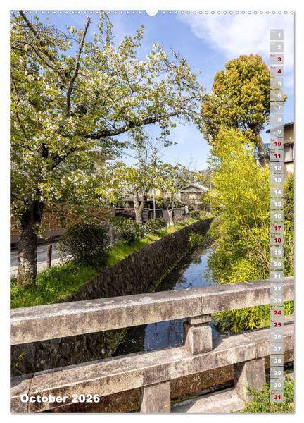 Produktbild: THE MAGIC OF JAPAN Charming impressions (High Quality Premium Wall Calendar 2026 DIN A2 portrait),CALVENDO 12 Month Wall Calendar
