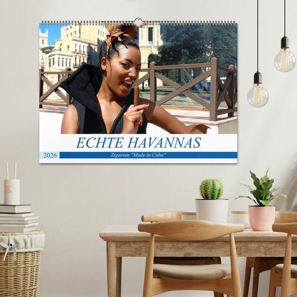 Produktbild: Echte Havannas - Zigarren "Made in Cuba" (Wandkalender 2026 DIN A2 quer), CALVENDO Monatskalender