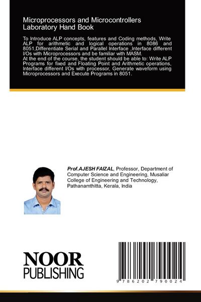 Produktbild: Microprocessors and Microcontrollers Laboratory Hand Book