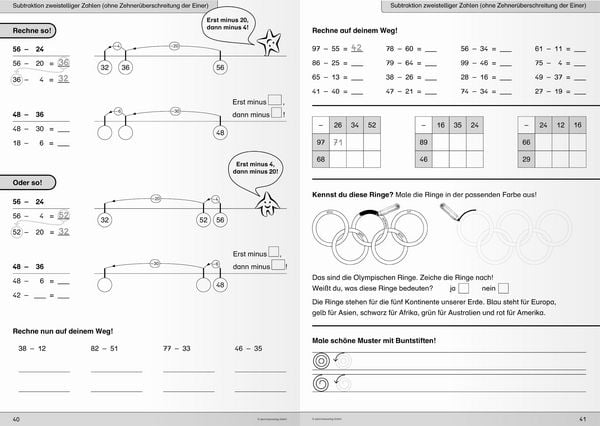 Produktbild: Ich kann rechnen 3, 4 und 5 - 3 Sch&uuml;lerarbeitshefte f&uuml;r die 2. bis 4. Klasse