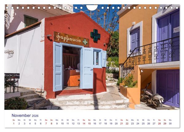 Produktbild: Insel Chalki (Wandkalender 2026 DIN A4 quer), CALVENDO Monatskalender