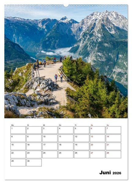 Produktbild: Mein Berchtesgadener Land (Wandkalender 2026 DIN A2 hoch), CALVENDO Monatskalender
