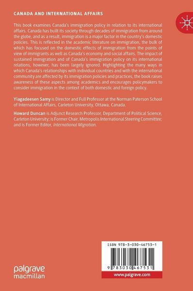 Produktbild: International Affairs and Canadian Migration Policy