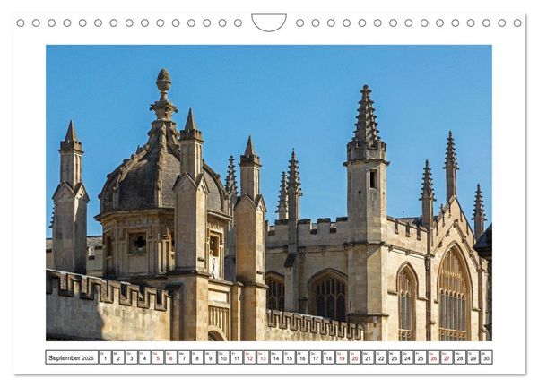 Produktbild: Sehenswertes in Oxford und Cambridge (Wandkalender 2026 DIN A4 quer), CALVENDO Monatskalender
