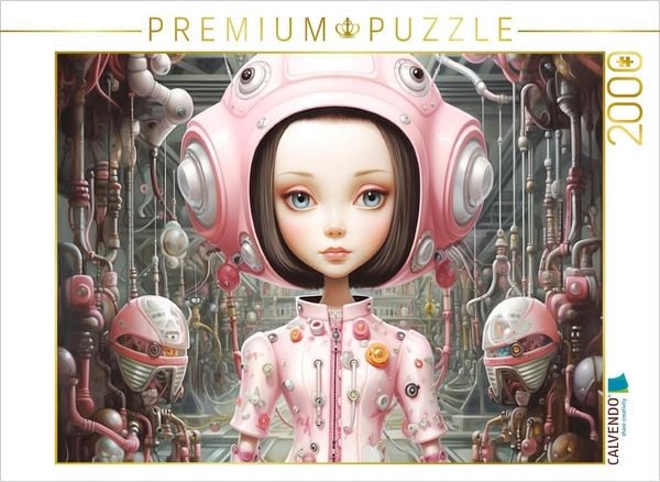 CALVENDO Puzzle Roboter Puppe | 2000 Teile Lege-Größe 90x67cm Foto-Puzzle für glückliche Stunden