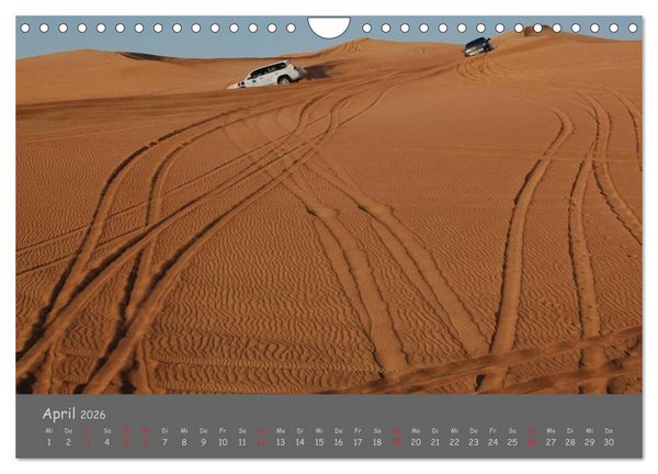 Produktbild: Dubai. Glanz unter der Sonne Arabiens (Wandkalender 2026 DIN A4 quer), CALVENDO Monatskalender