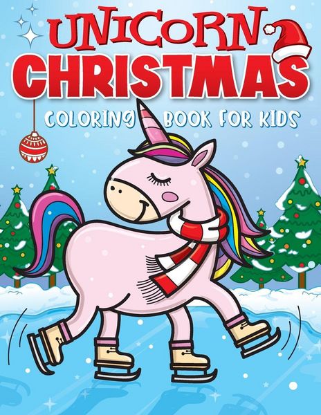 Produktbild: Unicorn Christmas Coloring Book for Kids