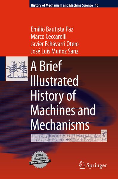 Produktbild: A Brief Illustrated History of Machines and Mechanisms