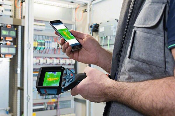 Produktbild: Bosch Professional GTC 400 C W&auml;rmebildkamera -10 bis +400 &deg;C 160 x 120 Pixel
