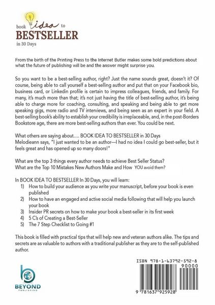 Produktbild: Book Idea To Bestseller in 30 Days