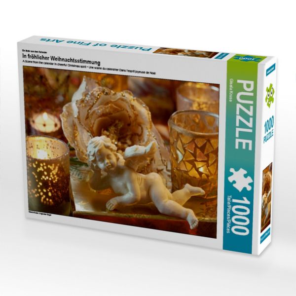CALVENDO Puzzle Ein Motiv aus dem Kalender In fröhlicher Weihnachtsstimmung | 1000 Teile Lege-Größe 64x48cm Foto-Puzzle für glückliche Stunden