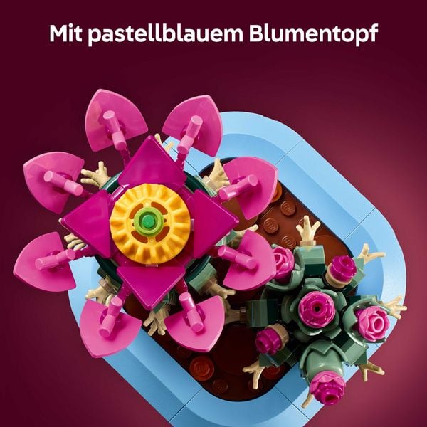 Produktbild: LEGO Botanicals 11509 Bl&uuml;hender Kaktus, Kunstblumen f&uuml;r M&auml;dchen ab 9