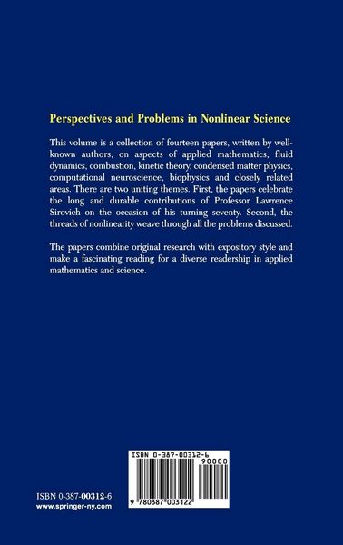 Produktbild: Perspectives and Problems in Nonlinear Science