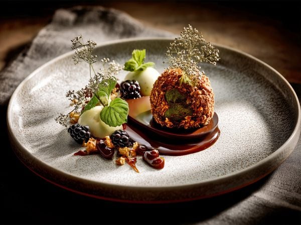 Produktbild: CALVENDO Puzzle Fine Dining, kulinarische Kunst auf dem Teller | 1000 Teile Lege-Gr&ouml;&szlig;e 64x48cm Foto-Puzzle f&uuml;r gl&uuml;ckliche Stunden