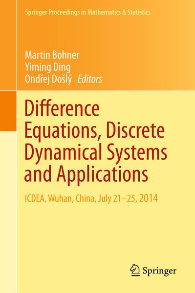 Produktbild: Difference Equations, Discrete Dynamical Systems and Applications