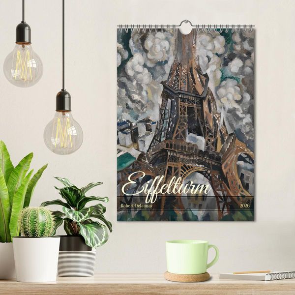 Produktbild: Eiffelturm - Robert Delaunay (Wandkalender 2026 DIN A4 hoch), CALVENDO Monatskalender