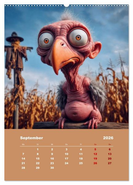 Produktbild: Waldo und Stefler (Wandkalender 2026 DIN A2 hoch), CALVENDO Monatskalender