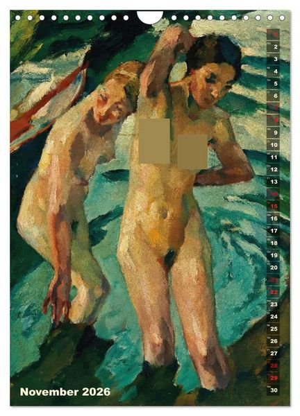 Produktbild: Leo Putz - Die Kunst der Sinnlichkeit (Wandkalender 2026 DIN A4 hoch), CALVENDO Monatskalender