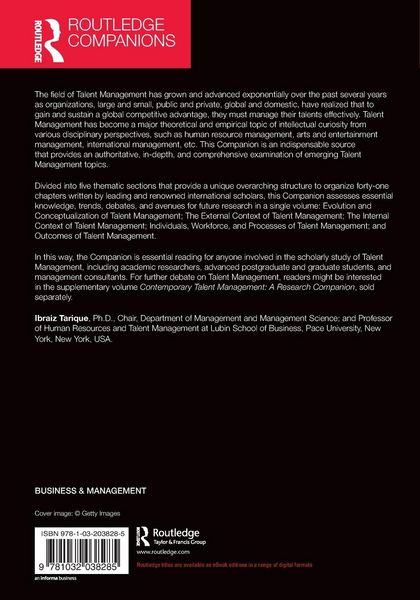 Produktbild: The Routledge Companion to Talent Management