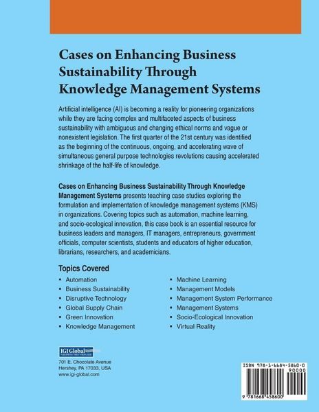 Produktbild: Cases on Enhancing Business Sustainability Through Knowledge Management Systems