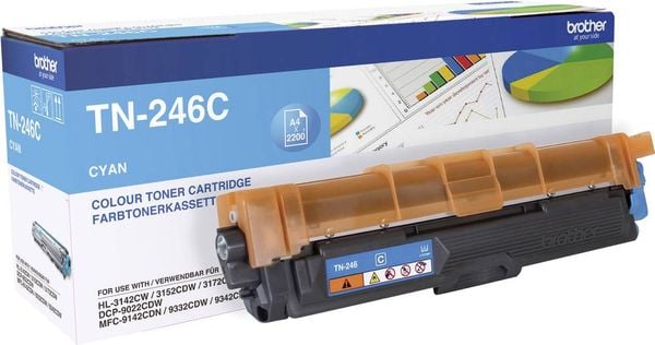 Brother Toner TN-246C Original Cyan 2200 Seiten TN246C