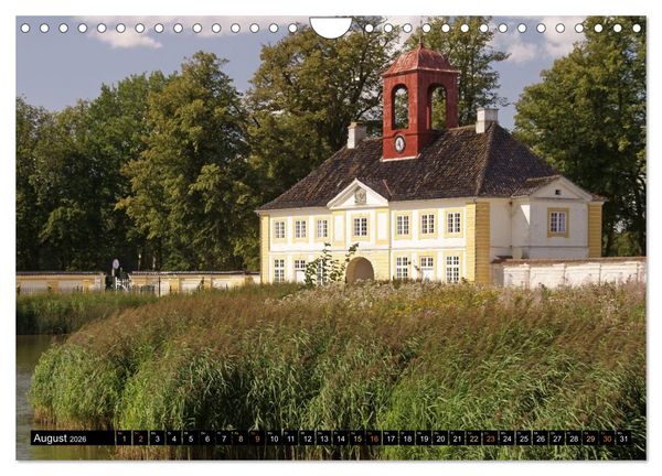 Produktbild: Schl&ouml;sser in D&auml;nemark (Wandkalender 2026 DIN A4 quer), CALVENDO Monatskalender