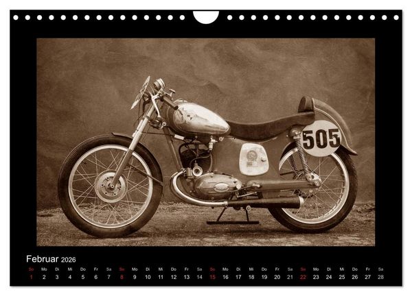 Produktbild: Motorrad Oldtimer aus &Ouml;sterreich (Wandkalender 2026 DIN A4 quer), CALVENDO Monatskalender