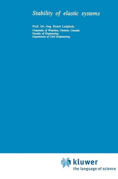 Produktbild: Stability of Elastic Systems