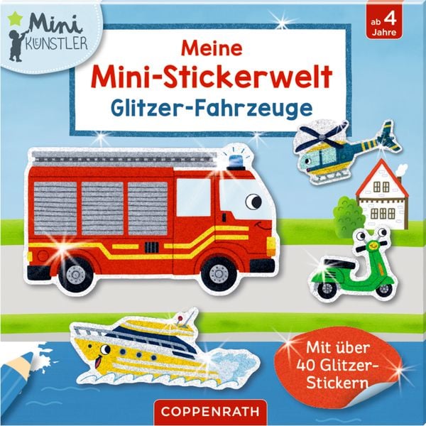Produktbild: Meine Mini-Stickerwelt - Glitzer-Fahrzeuge