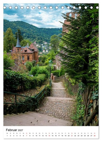 Produktbild: Heidelberg - Deutschlands romantisches Highlight (Tischkalender 2027 DIN A5 hoch), CALVENDO Monatskalender