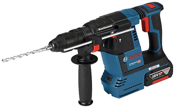 Produktbild: Bosch Professional GBH 18V-26F + GDE SDS-Plus-Akku-Bohrhammer 18 V Li-Ion ohne Akku, ohne Ladeger&auml;t, inkl. Koffer