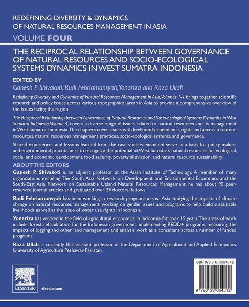 Produktbild: Redefining Diversity and Dynamics of Natural Resources Management in Asia, Volume 4