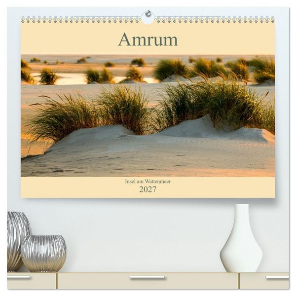 Produktbild: Amrum Insel am Wattenmeer (hochwertiger Premium Wandkalender 2027 DIN A2 quer), Kunstdruck in Hochglanz