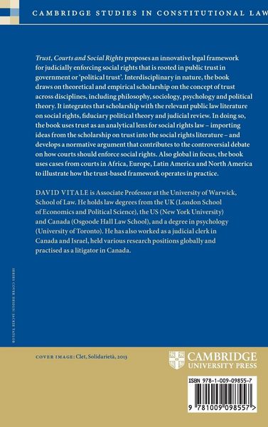Produktbild: Trust, Courts and Social Rights
