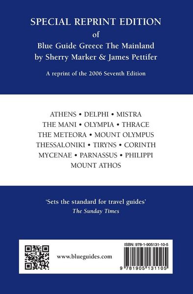 Produktbild: Blue Guide Greece The Mainland