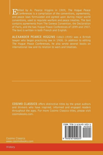 Produktbild: The Hague Peace Conferences