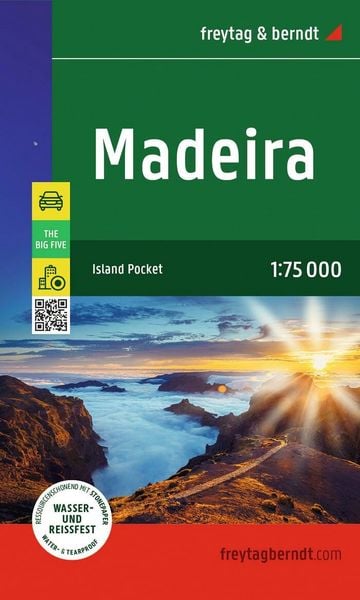 Produktbild: freytag & berndt Stra&szlig;enkarte Madeira 1:75.000
